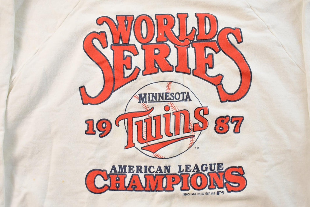 1987 Minnesota Twins World Series Champions Crewneck Sweatshirt Men's Medium