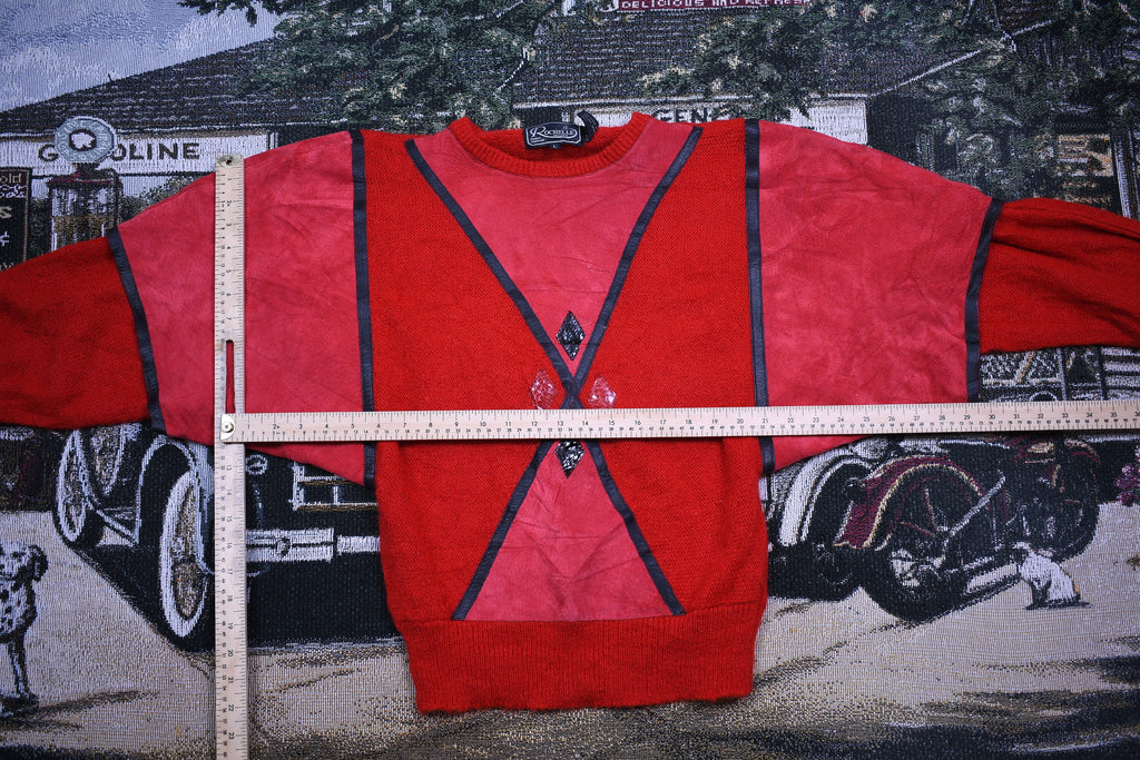Vintage 1990s Rochelle 3D Knit Sweater