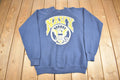 Vintage 1980s Navy Graphic Raglan Sweatshirt