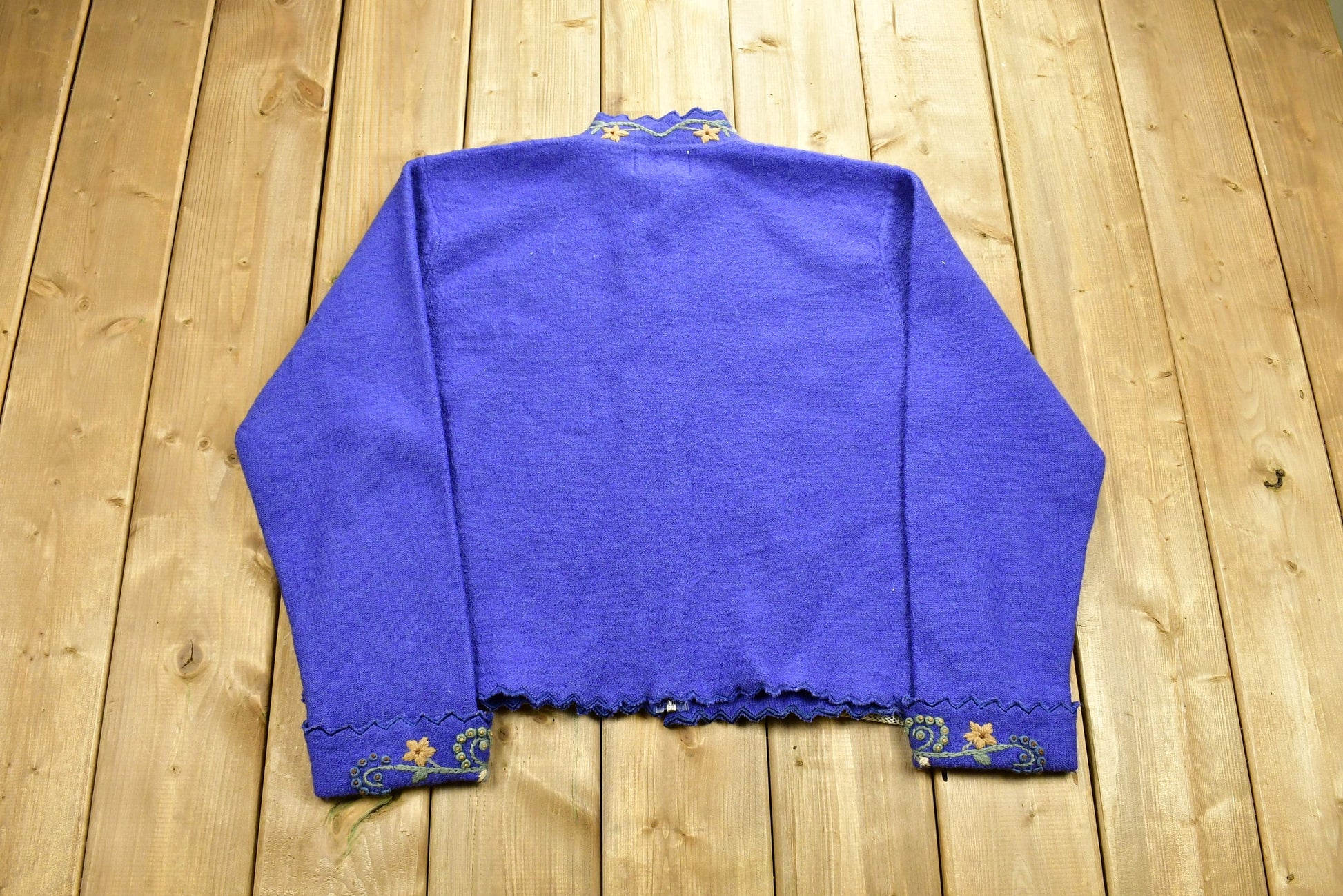 Vintage 1980's 100% Wool Knit Sweater