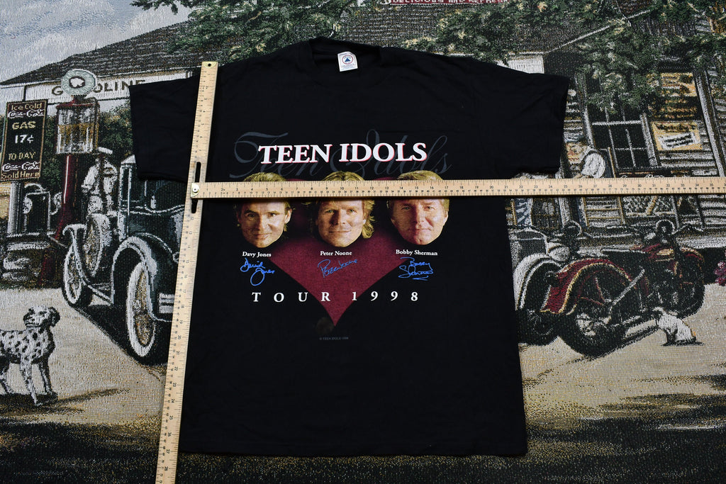 Vintage 1998 Teen Idols Single Stitch Band T-Shirt
