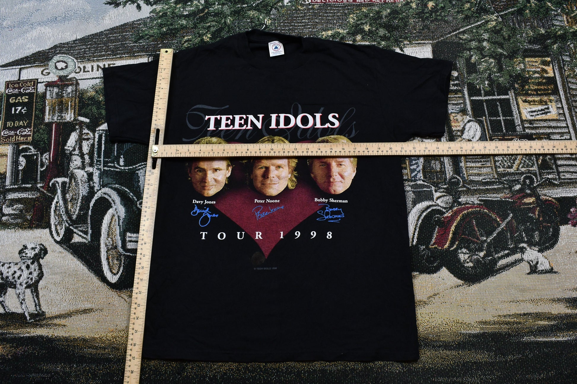 Vintage 1998 Teen Idols Single Stitch Band T-Shirt