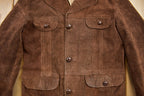 Vintage 1980s The Leader Suede Leather Jacket