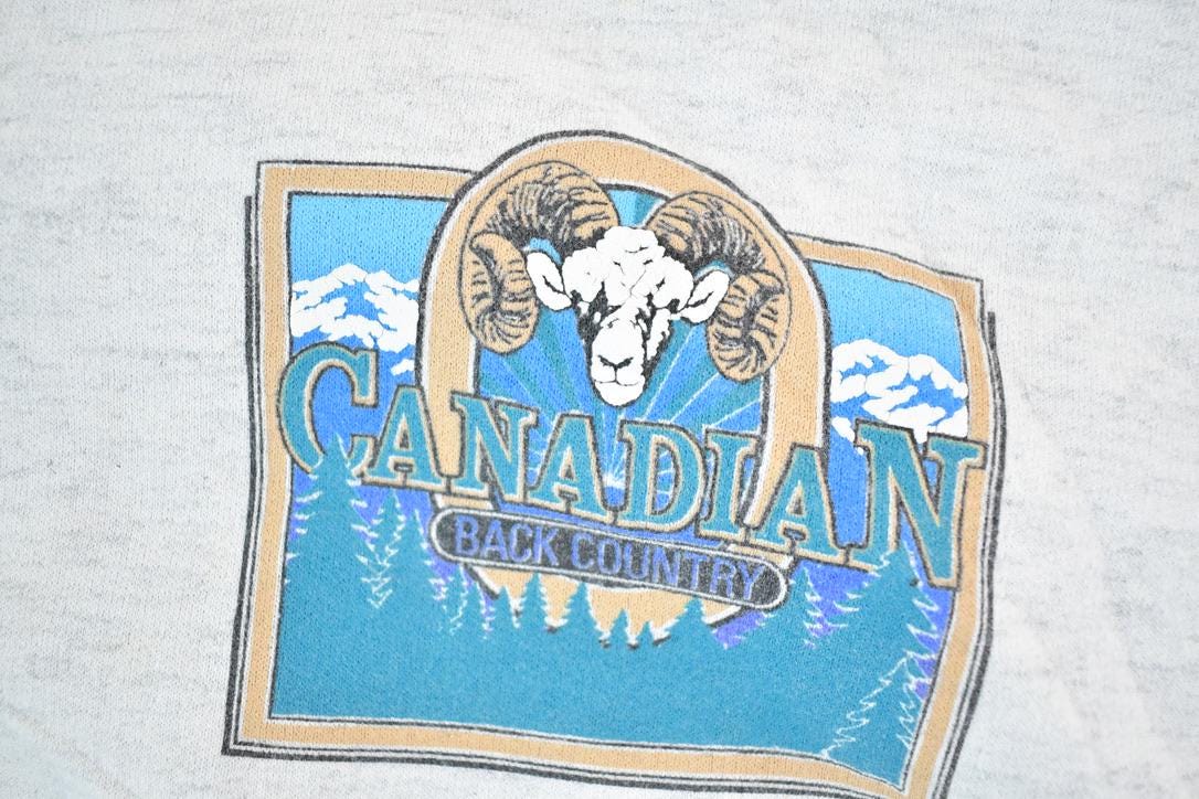 Vintage 1990s Canadian Backcountry Experience Crewneck Sweatshirt Mens M