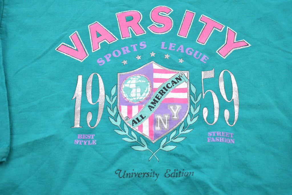 Vintage 1990s Varsity Sports League Crewneck Sweatshirt