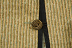 Vintage 1980s Beige Knit Collared Cardigan