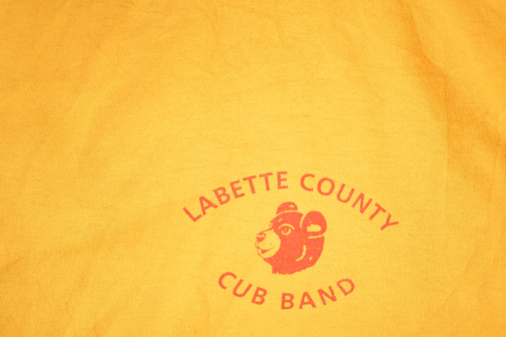 Vintage 1980s Labette County Cub Band Souvenir Travel T-Shirt Men's M