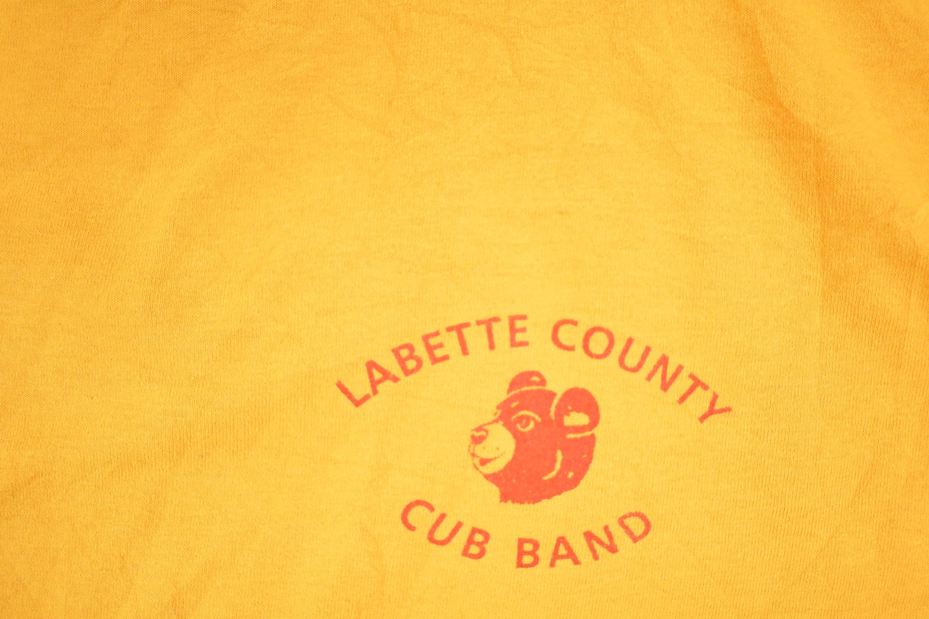 Vintage 1980s Labette County Cub Band Souvenir Travel T-Shirt Men's M