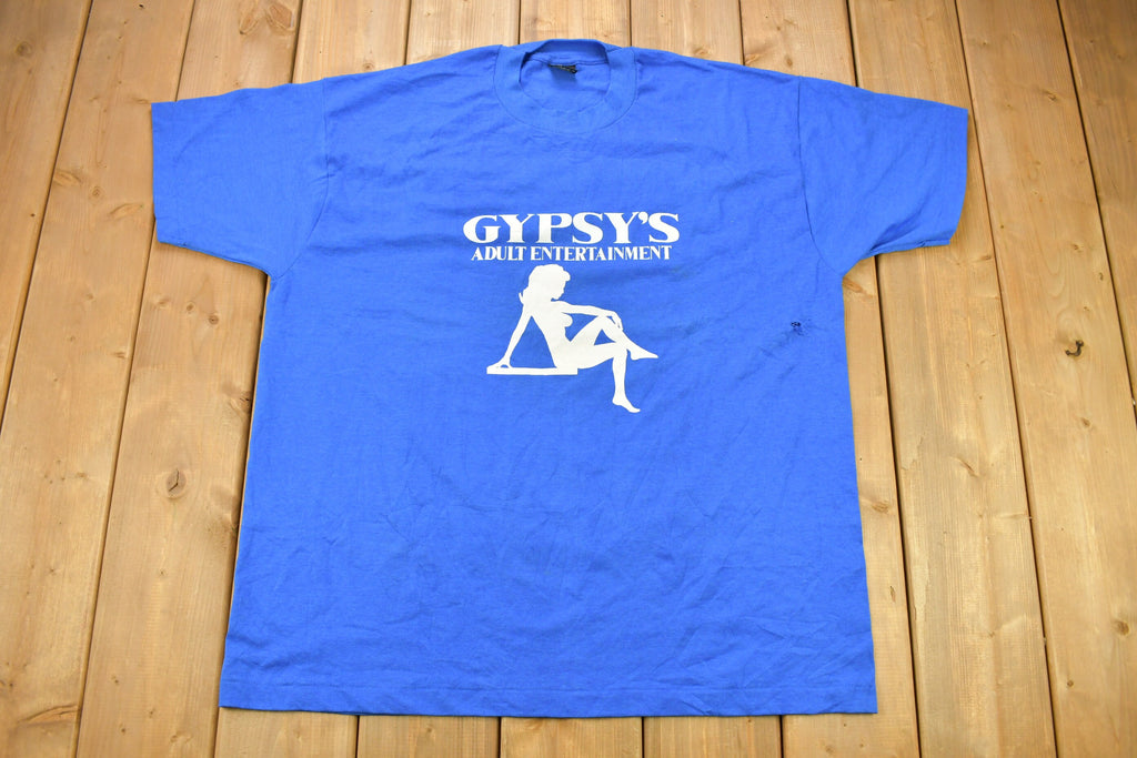 Vintage 1990s Gypsy's Adult Entertainment Jacksonville Florida Graphic T Shirt