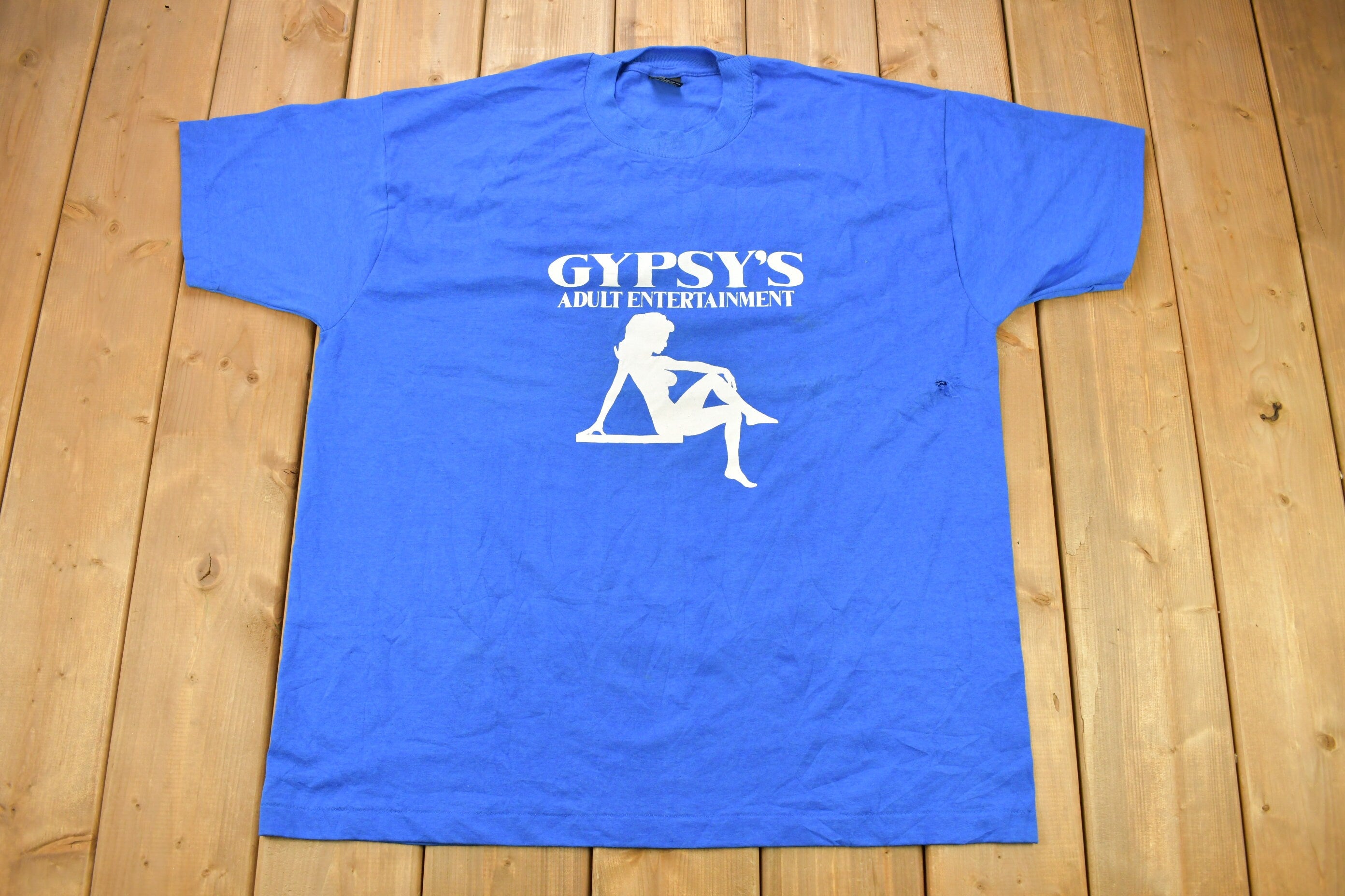 Vintage 1990s Gypsy's Adult Entertainment Jacksonville Florida Graphic T Shirt