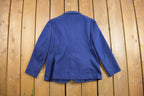 Vintage 1960s Cape Cod Match Mates Light Weight Denim Blazer Jacket  True Vintage Blazer  60s  True Vintage Blazer  Made in USA