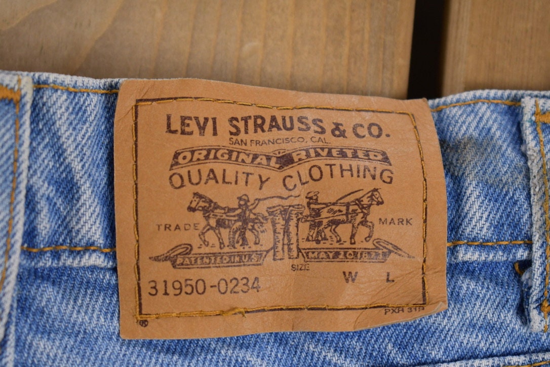 Vintage 1990s Youth Levis Orange Tab Jeans Size 25 x 17