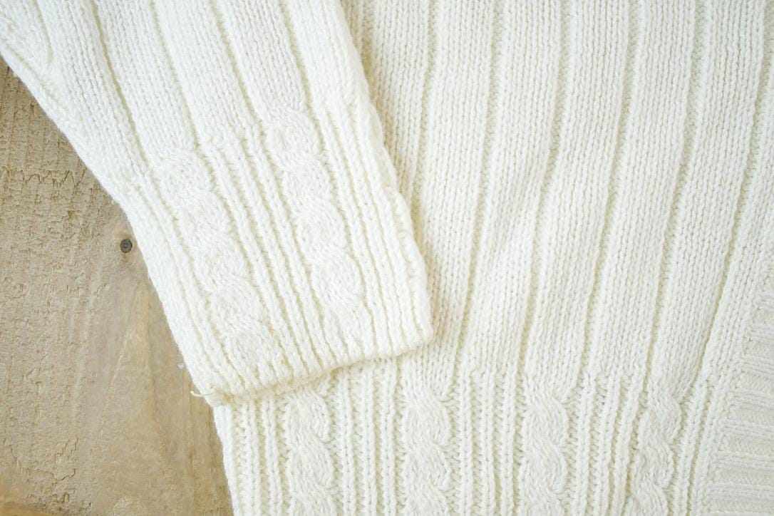 Vintage 1990s Spice Of Life Knit Perfect Mild Distress Cardigan Sweater Made In USA