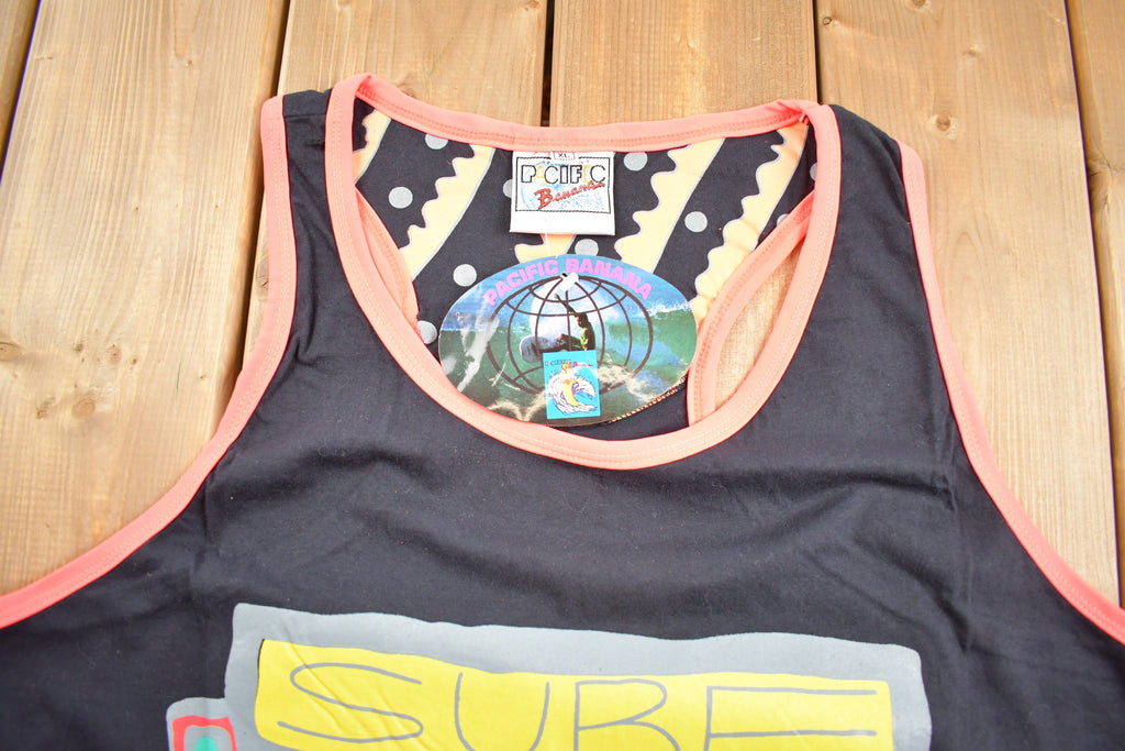 Vintage 1990s Pacific Banana Deadstock Surf Tank Top Shirt