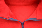 Vintage 1990s Red Nature Bound Fleece Zip Up Sweater