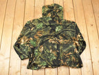 Vintage 1990s Trail Crest Realtree Camo Fleece Outdoorsman Sweater Mens XL