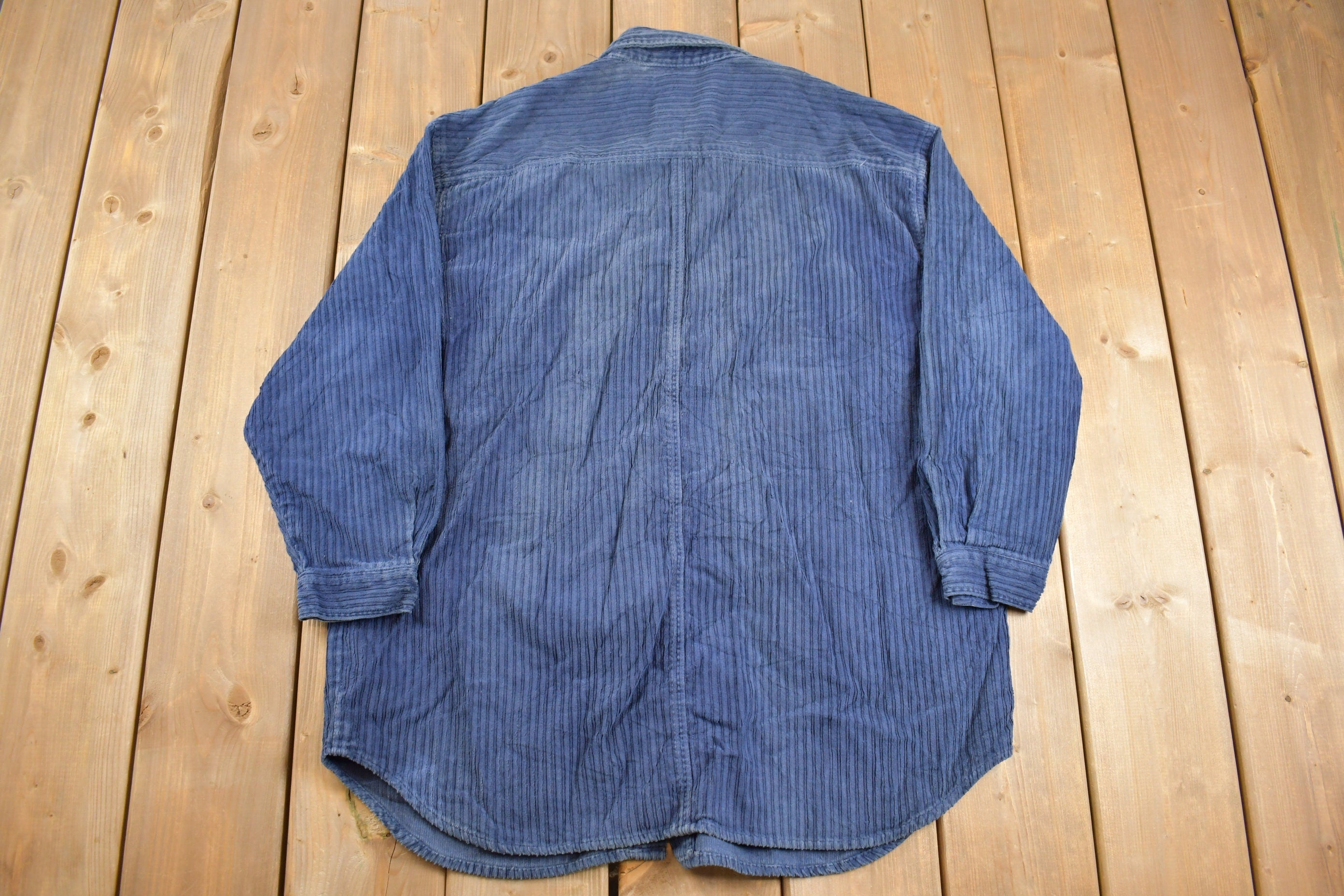 Vintage 1990s North Crest Corduroy Button Up Shirt