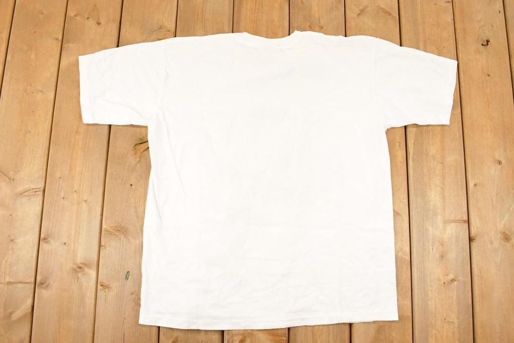 Vintage 1990s Banana Republic Graphic Print Souvenir Fishing T-Shirt Men's L
