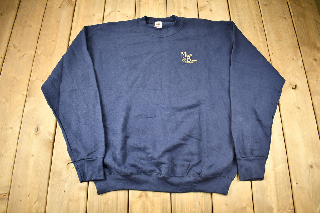 Vintage 1990s Miraldi & Barret Attorneys Crewneck Sweatshirt
