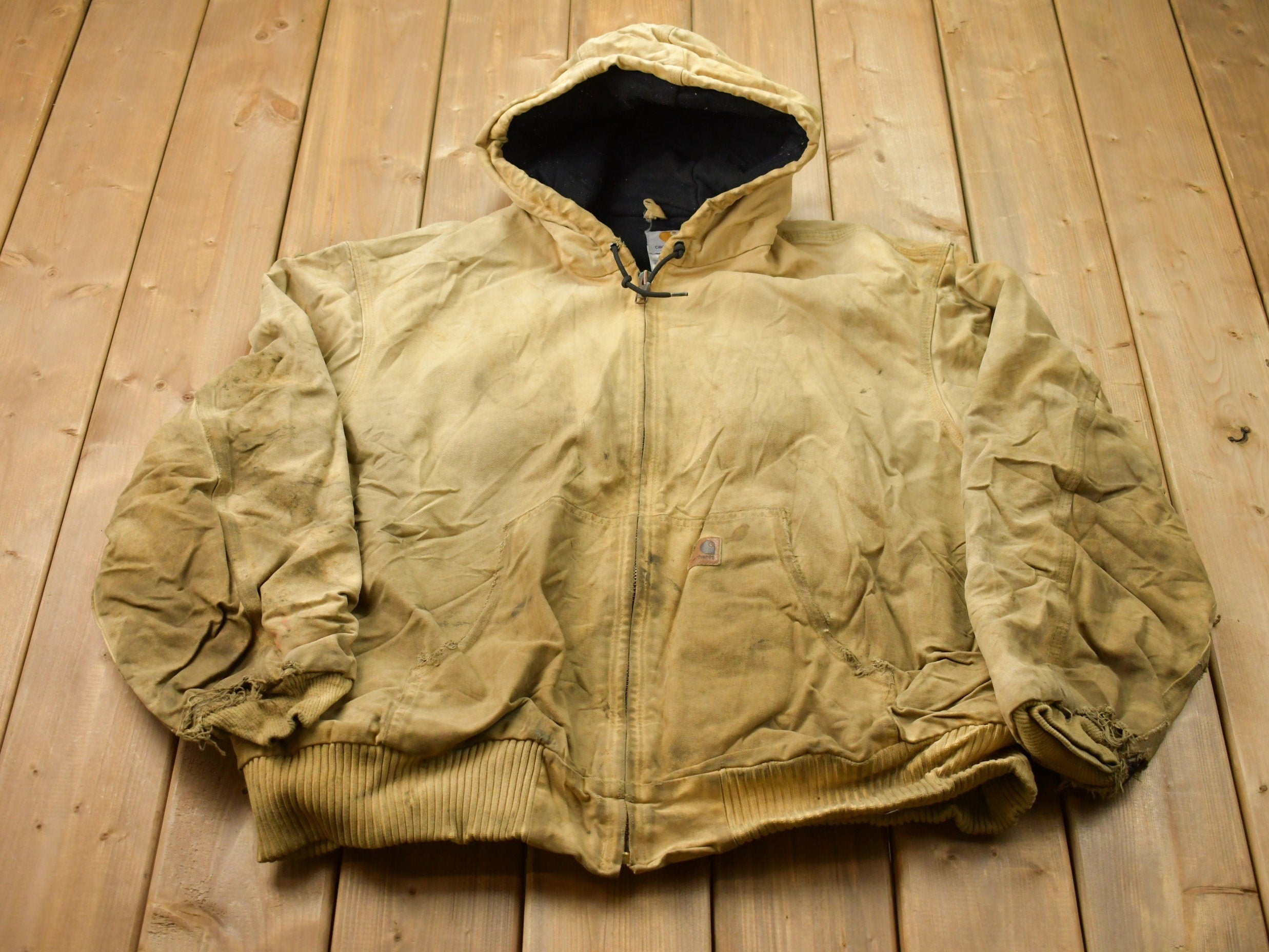 Vintage 1990s Carhartt Hooded Jacket