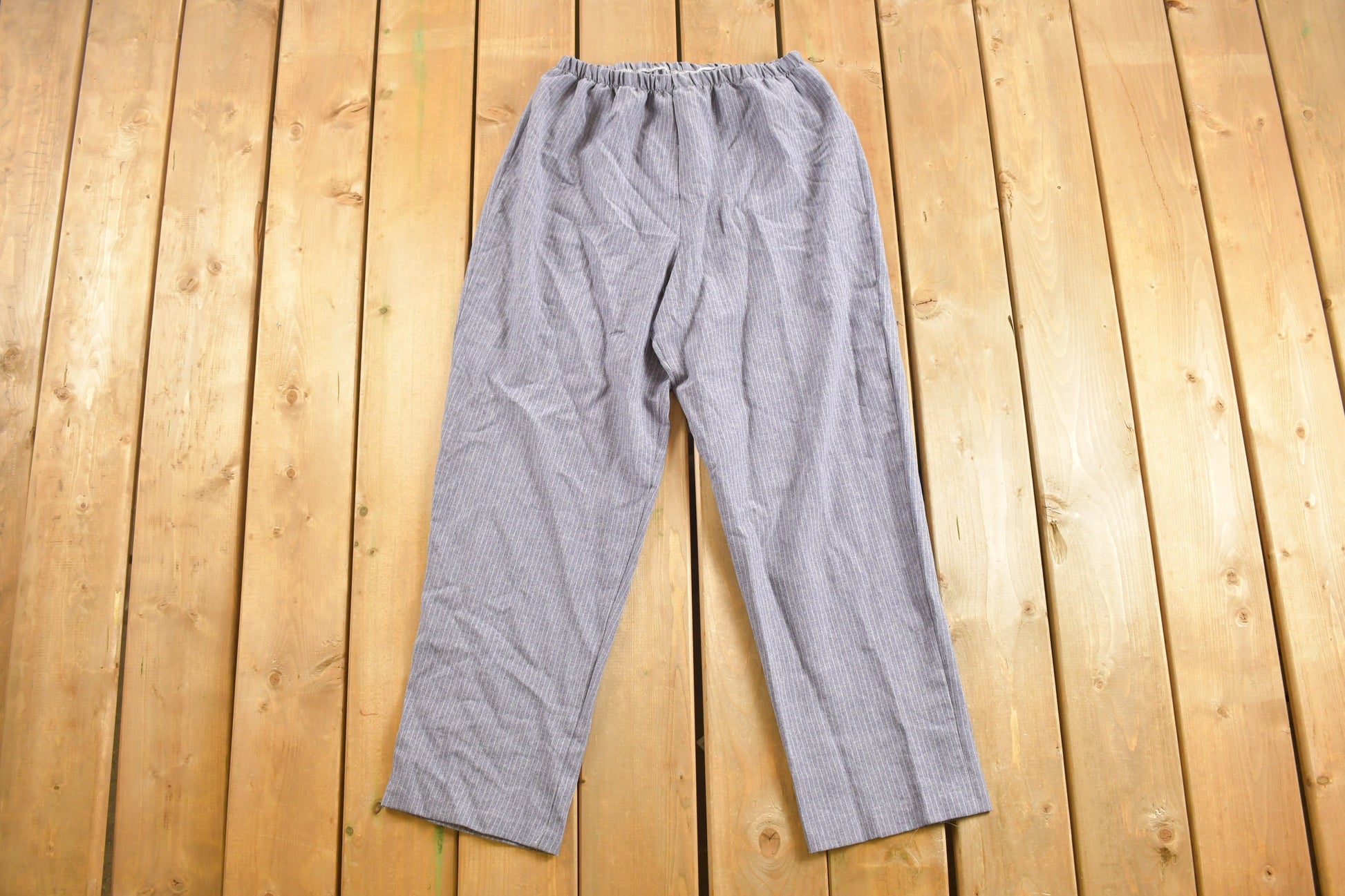 Vintage 1970s Made in Canada Striped Pants Size 27 - 34 x 29