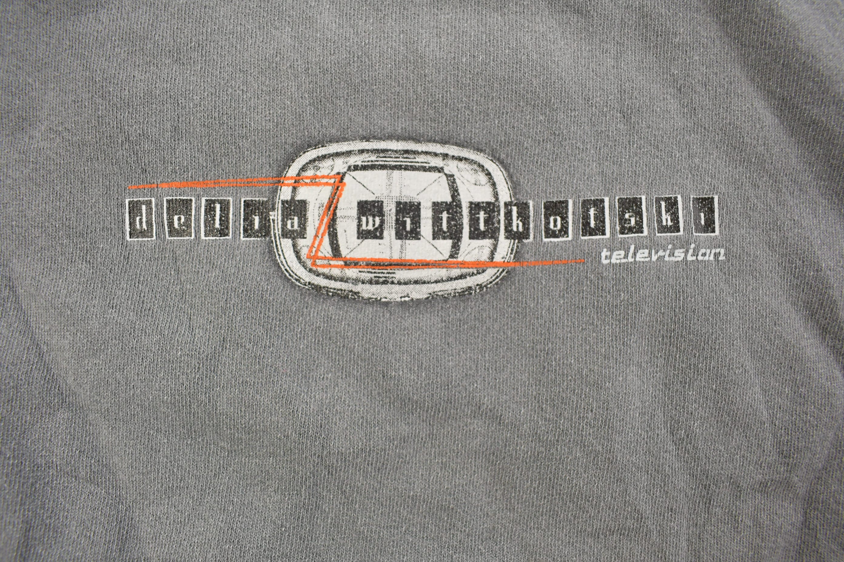Vintage 1990s Delia Wittotshi Television Crewneck Sweatshirt