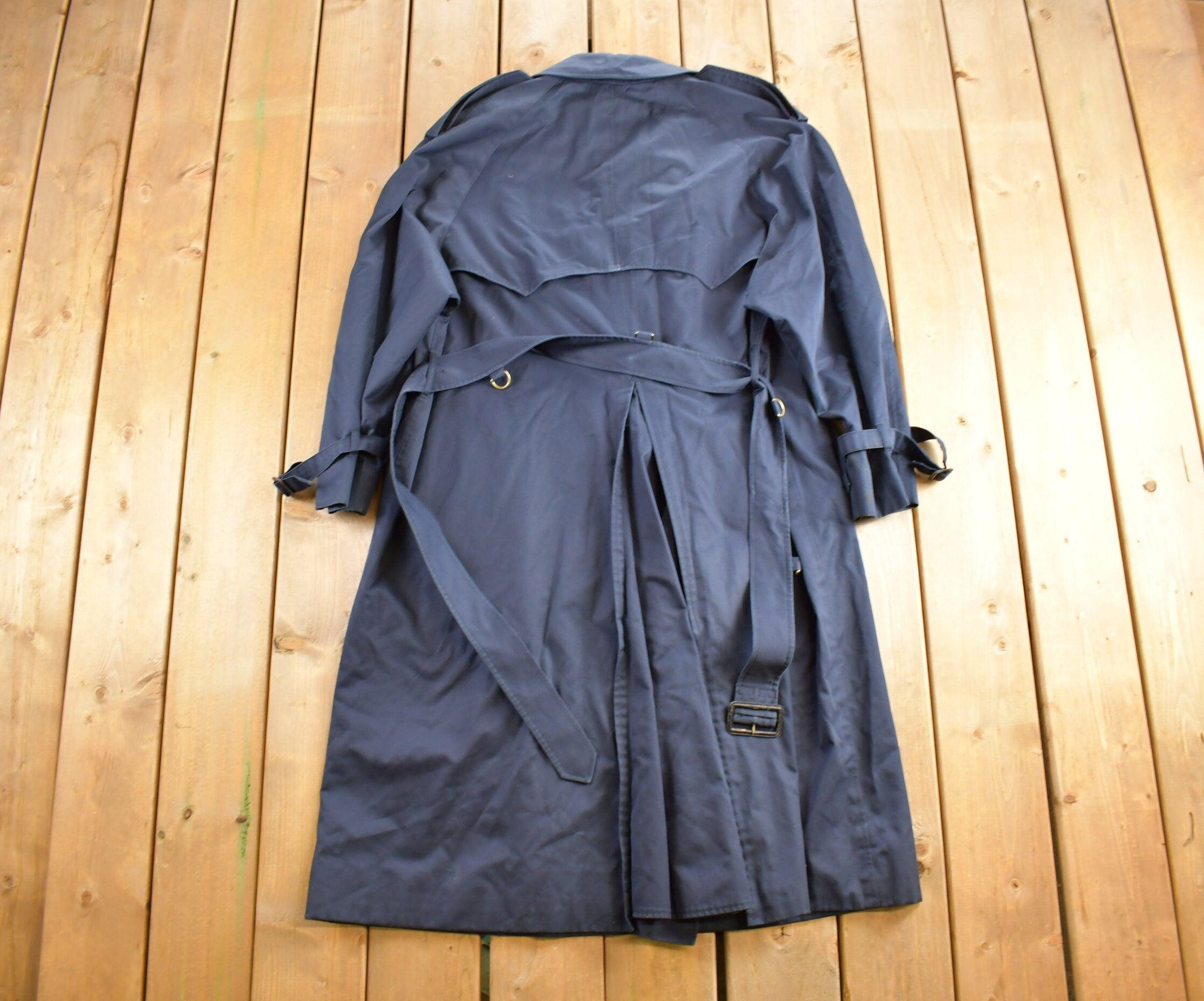 Vintage 1980s Aquasculum Satin Rain Jacket