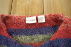Vintage 1990s CC Hughes Mohair Knit Cardigan Sweater