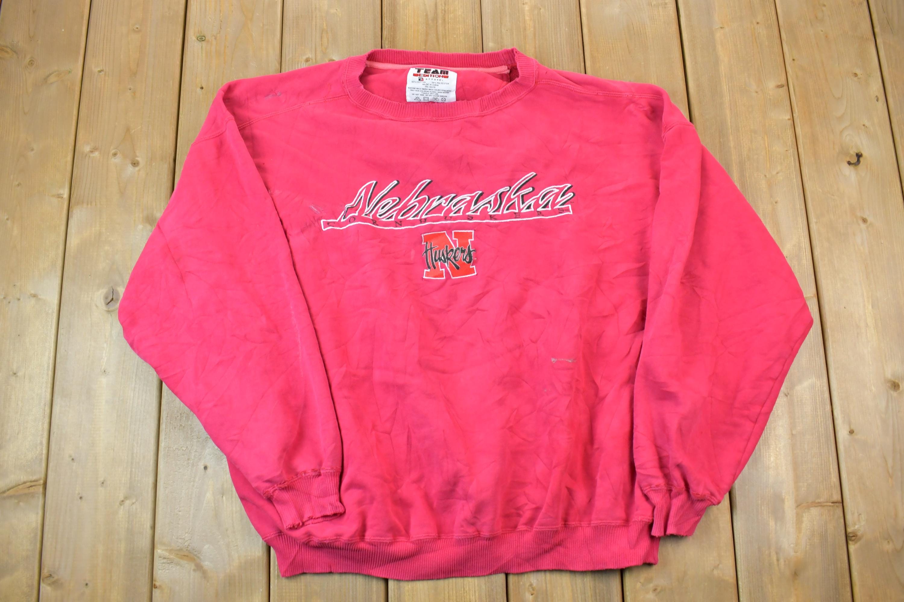 Vintage 1990s Nebraska Huskers University Collegiate Crewneck