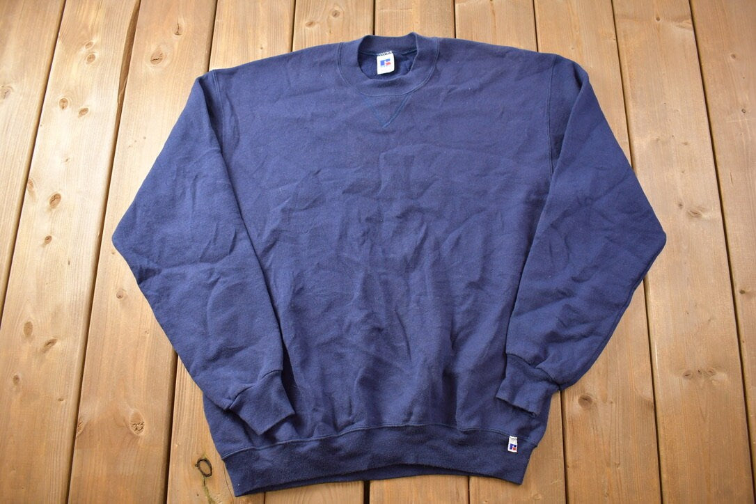 Vintage 1990s Russell Athletics Blank Crewneck Sweatshirt