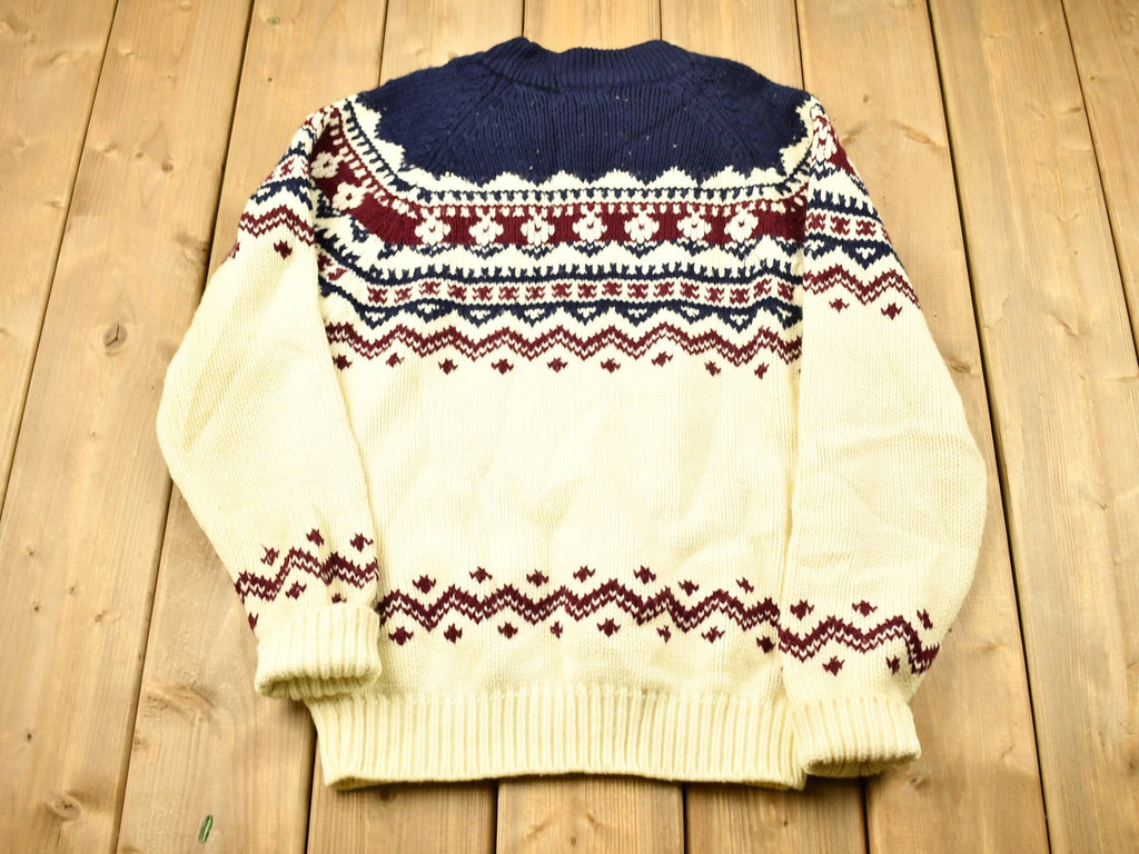 Vintage 1980s Christopher Rands Heavy Knitted Sweater