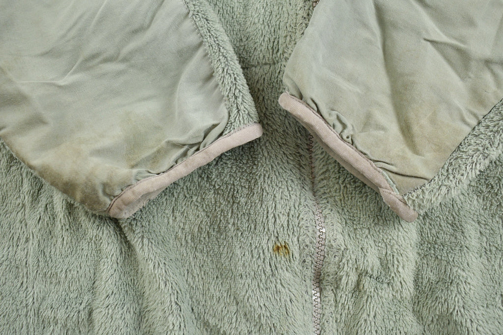 Vintage 1990s Military Cold Weather Fleece Sweater / Army / Gen III / Army Jacket / Polartec / Deep Pile Fleece / Size Large Regular