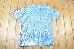 Vintage 1990s Depaul Blue Demons Tie Dye Souvenir T-Shirt Men's L