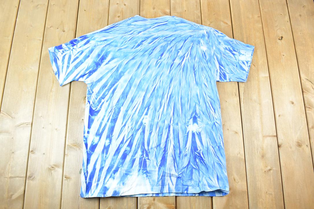 Vintage 1990s Depaul Blue Demons Tie Dye Souvenir T-Shirt Men's L