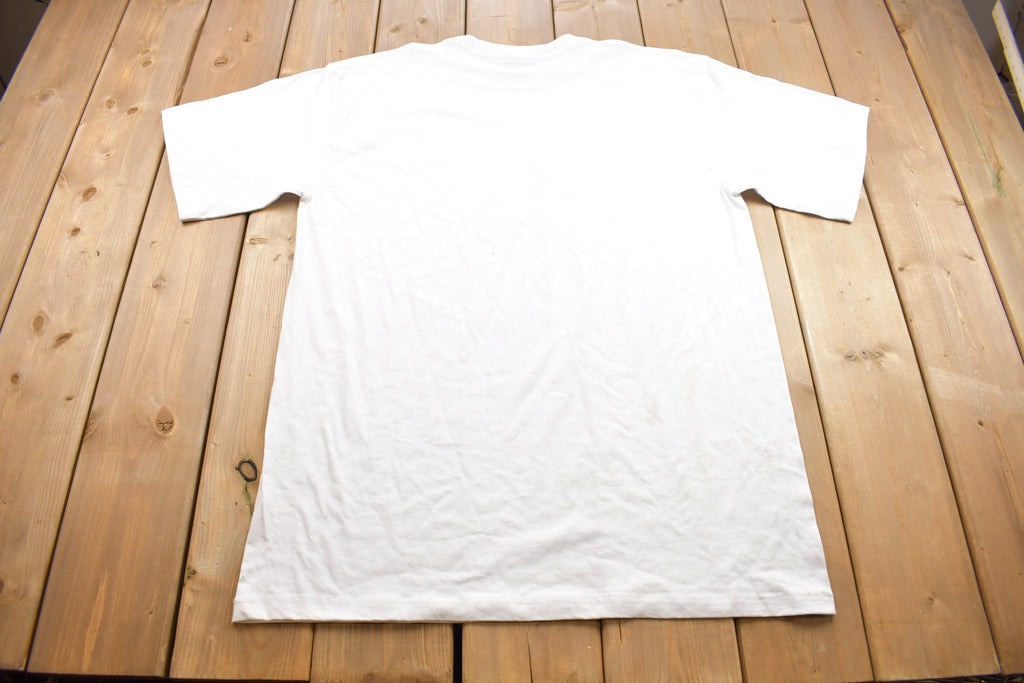 Vintage 1990s Blank White T Shirt