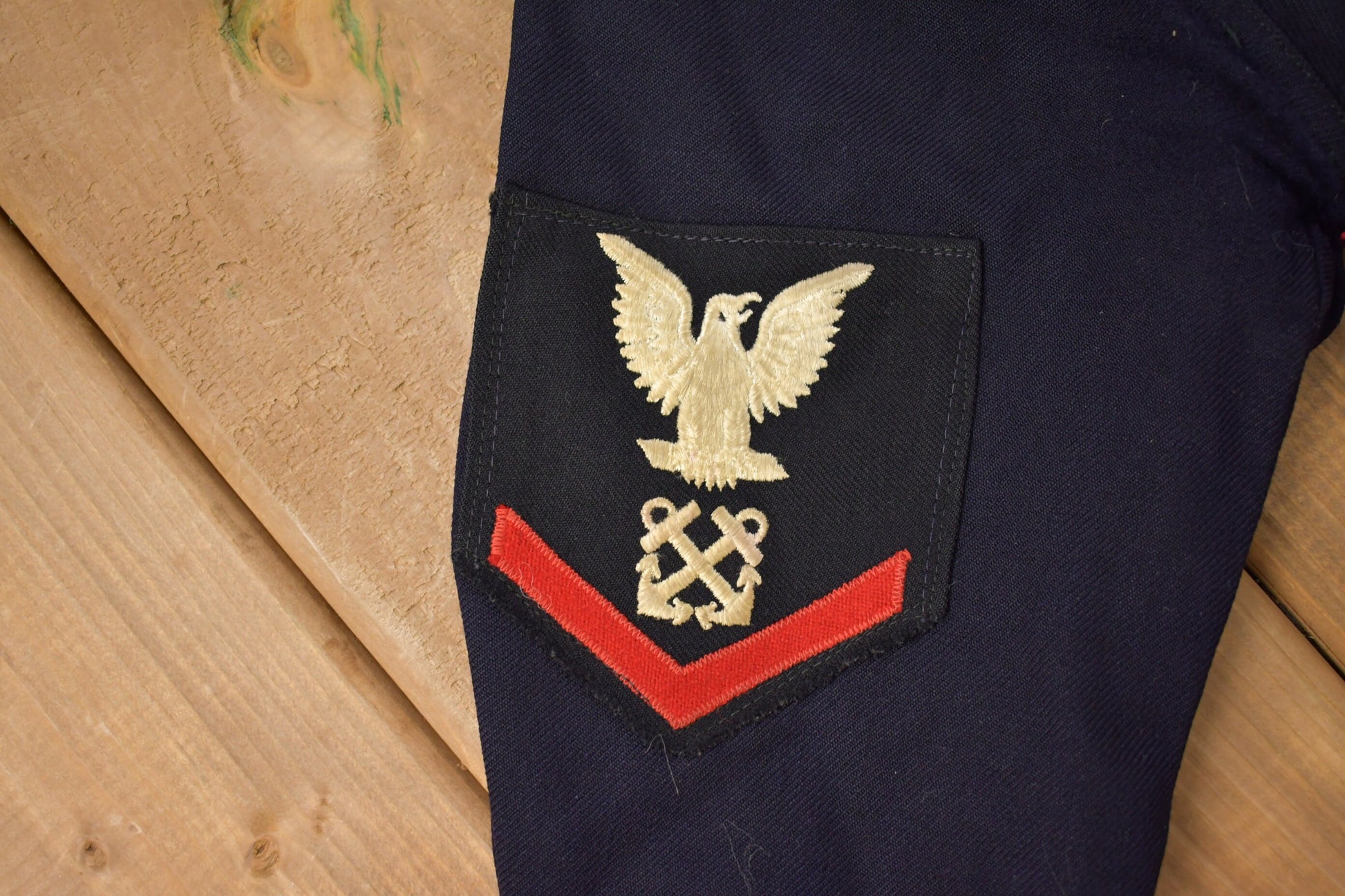 Vintage 1940s WWll Naval Clothing Factory Wool Sweater