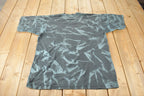 Vintage 1990s Koala Habitat Australian Wildlife Theme All Over Print Graphic T-Shirt Made In Australia