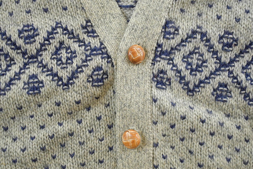 Vintage 1990s American Eagle Wool Knit Cardigan Men's XL /