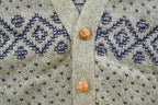 Vintage 1990s American Eagle Wool Knit Cardigan Men's XL /