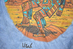 Vintage 1990s Port Embroidered Utah Denim Button Up Shirt