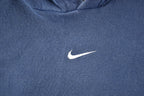 Vintage 1990s Nike Embroidered Mini Swoosh Hoodie Sweatshirt