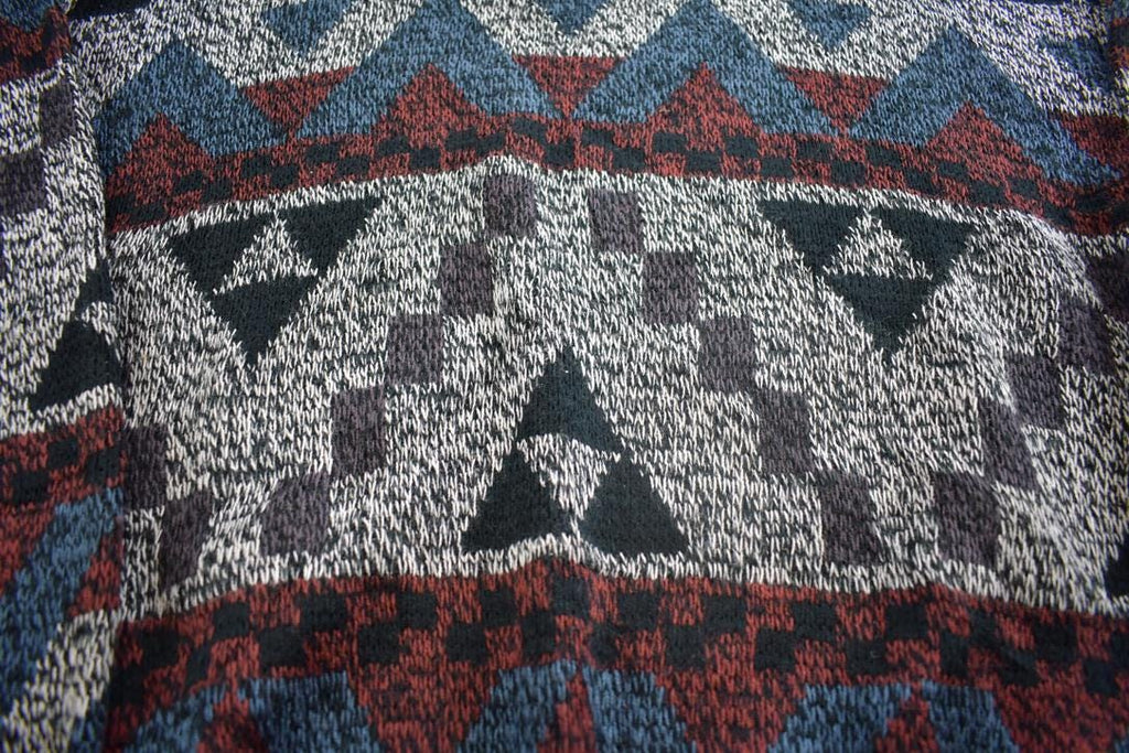 Vintage 1990s Michael Gerald Abstract Pattern Knit Crewneck Sweater