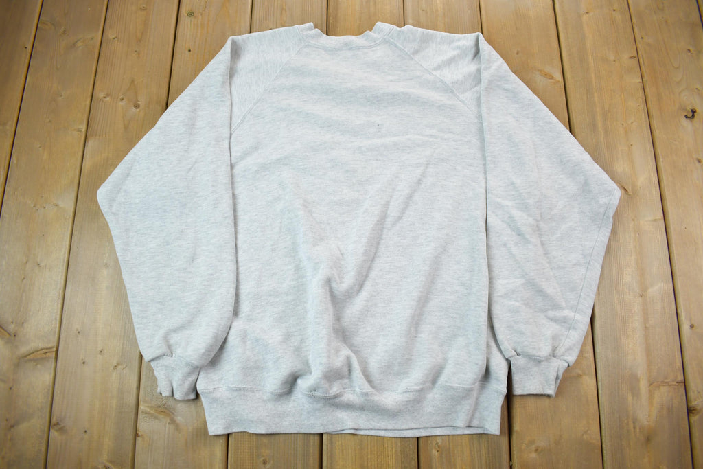 Vintage 1990s Blank Grey Crewneck Sweatshirt