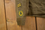 Vintage 1980s Military Wool Field Jacket