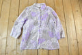 Vintage 1990s Alfred Dunner Floral See Through Button Up Shirt