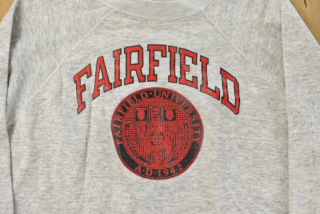 Vintage 1980s Fairfield University Crewneck Sweatshirt Men's Medium /