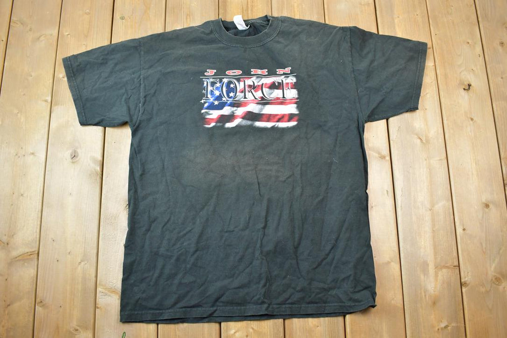 Vintage 1990s John Force NHRA Racing T-Shirt