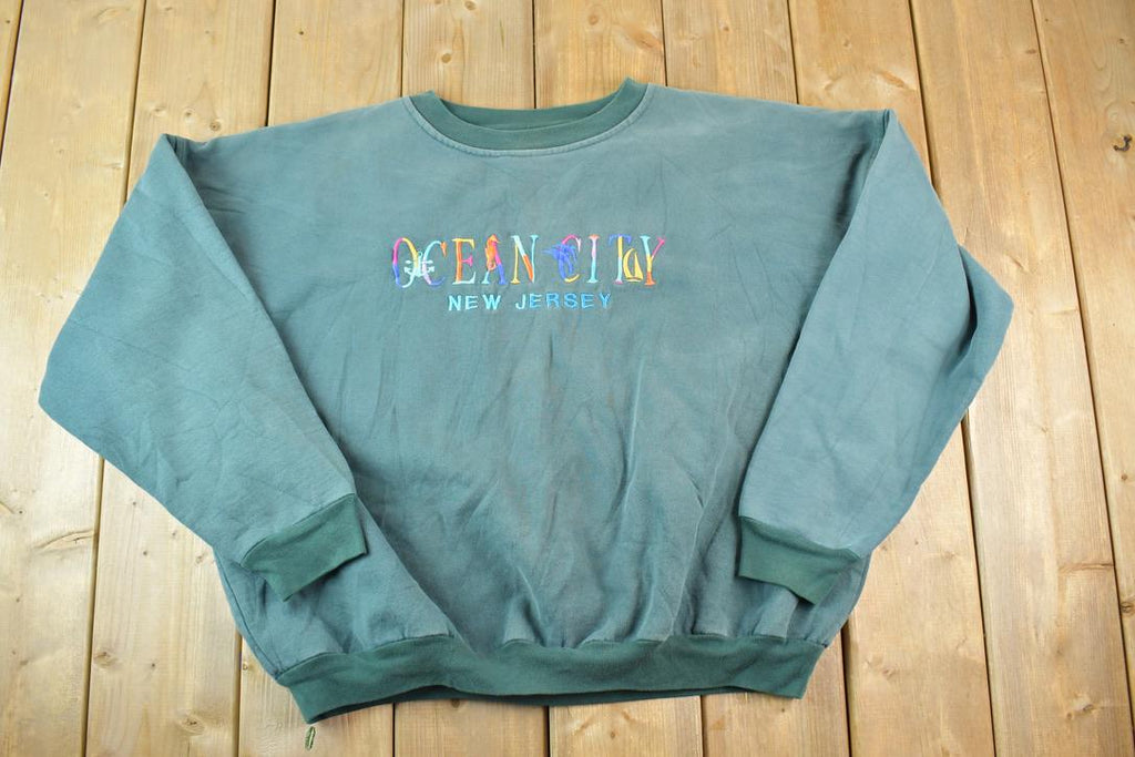 Vintage 1990s Ocean City Crewneck Sweatshirt Made In USA