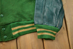 Vintage 1980s Butwin Leather Varsity Jacket
