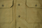 Vintage 1940s WW2 Military Air Force Wool Button Up Infantry Field Shirt Men's S /